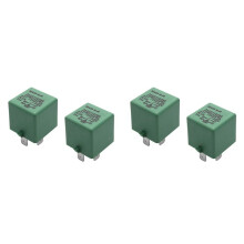 4 Pcs 12V 35A 5 Pins Cooling Radiator Fan Relay Green 6547TX for  206 207 306 307 406 407 807