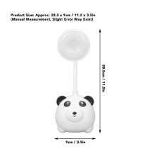 Lampada da lettura per bambini - Panda - Flessibile - Ricaricabile tramite USB - LED da 600 mAh