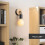 Applique murale blanche de style moderne (ampoule non incluse) 2