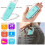Book reading light, USB rechargeable LED reading light, 3 brightness settings, eye protection, blue 3