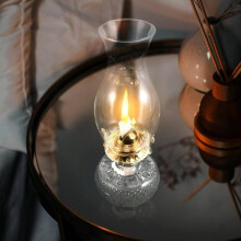 Vintage-Glas-Kohlelampe, rustikale Öllampe, Öllampen für den Innenbereich, Heimdekorationsbeleuchtung