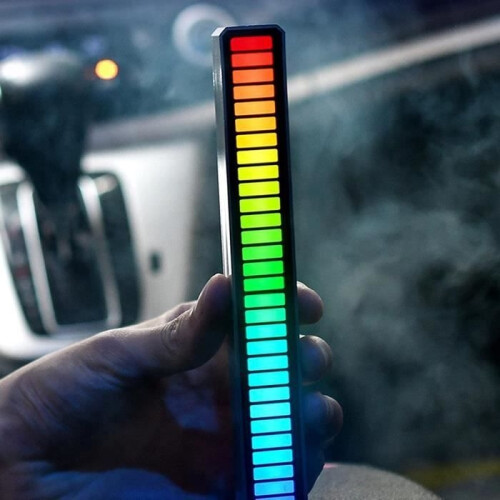 LED light bar - Sound-activated - Multicolor - USB rechargeable 1