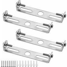 Staffe di montaggio - PZCC - Confezione da 10 - Metallo - 85 x 18 mm - Uso esterno