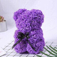 Ours en roses pour la Saint-Valentin, cadeau d'anniversaire, cadeau de Saint-Valentin, décoration de mariage w798