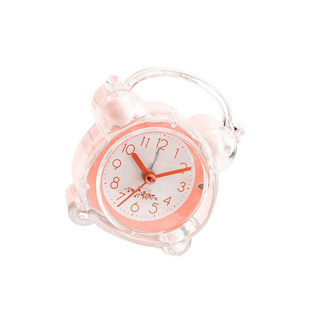 Aihontai Vvikizy Children's Alarm Clock, Designer Cardboard, Strong Abs, Double Bell, Desk, Pink