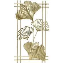 Tbest Gold Leaf Wall Sculpture, Gold Metal Wall Decoration, Gold Leaf Wall Decor, Art Decoration