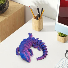 Jouets Lézards - Lot de 3 - Impression 3D - Réalistes - Flexibles - Décoratifs
