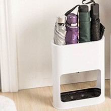 Wandmontierter Schirmständer – YYV – Aufbewahrungsgestell – Robustes ABS – Bietet Platz für 4 Schirme – Modernes Design