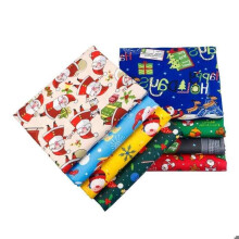 Lot de 8 tissus de Noël en pur coton, 50 x 50 cm, pour décorations à faire soi-même, fournitures de Noël, patchwork.