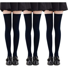 Chaussettes hautes - ZGEER - Noires - Longues - Extensibles