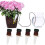 Drip Irrigation Bottle, 4 Pieces Ceramic Drip Irrigation Automatic Plant Sprinkler System 1