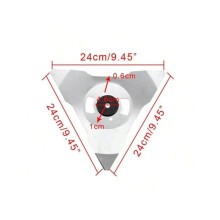 Set of 2 replacement stainless steel blades for Robomow RS TS MS RC TC MC robotic lawnmowers