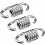 Hammock Accessory - LARGEIGHT - 3 PCS - 8mm - Galvanized Iron - Corrosion Resistant 2