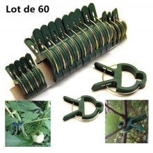 Verstellbare Gartenclips – Abdeckungen für Gartenpfähle, Pflanzenstützstruktur