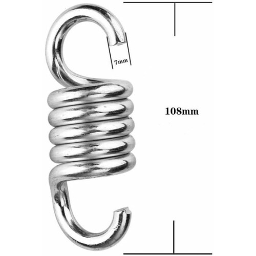 Hammock Accessory - LARGEIGHT - 3 PCS - 8mm - Galvanized Iron - Corrosion Resistant 2