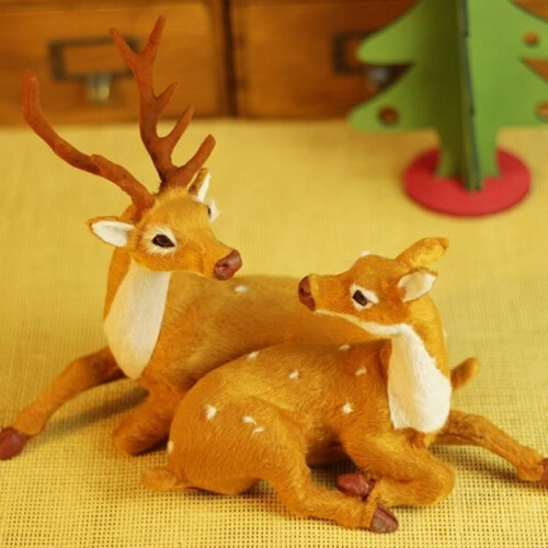 Cadeau de Noël, décoration de cerf pour la maison 2