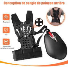Harnais universel pour débroussailleuse - AQSACOKIYA - Harnais confortable et réglable - Accessoire pour machines de jardin
