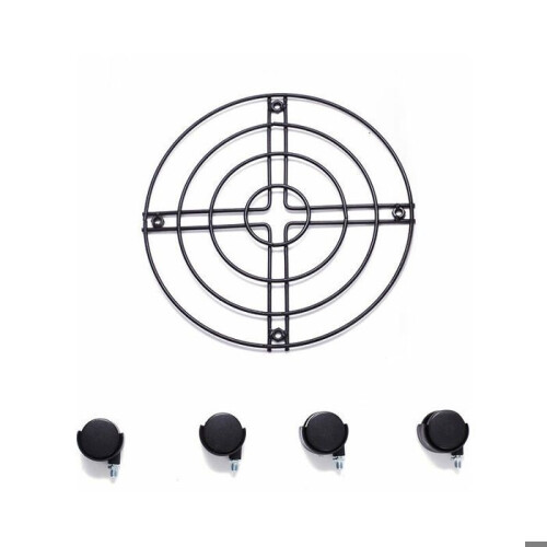 Large-format rolling stand - Black - 25 x 6 cm - 60 kg capacity 1