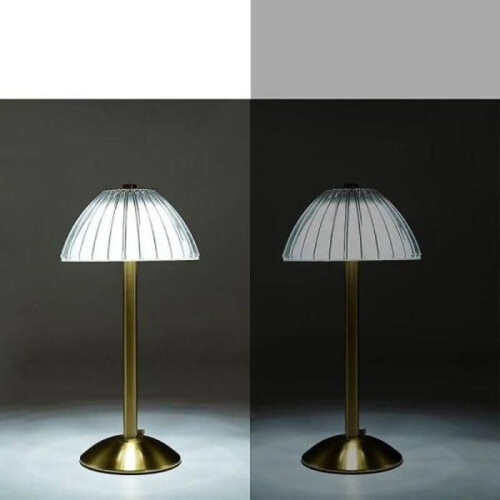 Lampe de table LED sans fil : alimentée par piles, à intensité variable, pour salon, table de chevet, bureau
