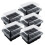 12-Cell Nursery Pot Set - SODIAL - Black - Rectangular - Plastic 1