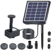 DIY 1.5W Solar Fountain Kit - 5 Nozzles for Bird Baths - Outdoor Ponds and Gardens - Eco-Friendly Operation