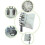 Fruit Pickers, Silver Fruit Picker, without Telescopic Metal Handle, Apple Pickers, for Apples, Pears, Oranges, Tool 4