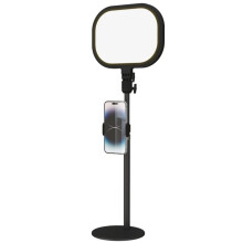 Table lamp with phone holder, 5 color modes and 10 brightness levels, bedside lamp with