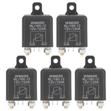 5X  12V Rele' Batteria Rele' D'Isolamento 12V / 120A Carico di Punta per Auto Camion Auto (12V / 120A)
