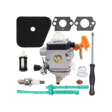Carburetor kit for STIHL FS87 FS87R FS90 FS90K/R FS100 FS110 brushcutters, carburetor C1Q-S174 replaces 4180 1