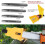 Chainsaw Sharpener with 3 Sharpening Stones, Chainsaw Chain Sharpener for 14-20 Inch Guide Bars (Yellow) 5