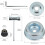 Universal brushcutter head nut kit, for petrol brushcutters, Echo, Ryobi. 2