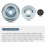 Universal brushcutter head nut kit, for petrol brushcutters, Echo, Ryobi. 5