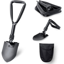 Schwarz – Multifunktionale, faltbare und tragbare Mini-Schaufel, Militär-Klappschaufel, über 30 Modelle, Camping, Strand, Gartenarbeit,
