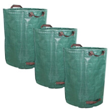Lot de 3 sacs poubelle de 160 L en PP 150 g/m² autoportants - Linxor