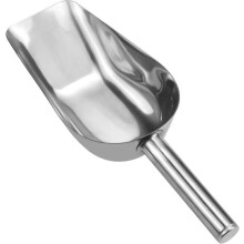 Pelle à glace en acier inoxydable, pelle alimentaire, pelle à bonbons, pelle trapézoïdale, pelle tout usage, étanche