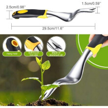 DRE Manual Weeding Tool, 2 Pieces Hand Weeder Dandelion Removal Tool, Weed Extractor