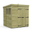 6 x 6 Pent Shed Tanalised (Double Door, With Windows) 2