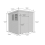 6 x 6 Pent Shed Tanalised (Double Door, With Windows) 4