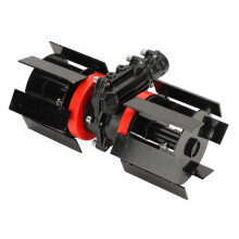 VVIKIZY Lawnmower Weeding Wheel - 14cm - 9-Tooth Straight Blade - Garden Shear Accessory
