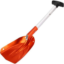 Orange Snow Shovel, Folding Aluminum Alloy Snow Shovel, Outdoor Ice Scraper for Winter Car Tool