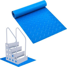 Tappetino per scaletta piscina - Dimensioni non specificate - 23 x 90 cm - Antiscivolo - Resistente - PVC di alta qualità
