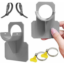 Set of 2 pool hose supports, puncture-resistant, tear-resistant, pull-resistant accessories, various diameters and colors, GARDEN