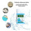 Pool cleaning float with 100 purification tablets, pool chlorine dispenser kit [1DCA3D2] 2