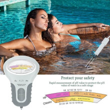 2-in-1 Wasserqualitätsmessgerät, digitales pH- und Chlormessgerät (CL2), tragbar mit großem Display für Schwimmbad- und Spa-Analysegeräte