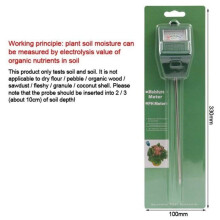 Soil pH Meter, 3-in-1 Soil Moisture pH Light Tester ST02 for Home, Garden, Lawn, Farm, etc.