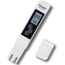 3-in-1-Tester: Messung von TDS, pH-Wert und Schwimmbadwasserqualität; Leitfähigkeitsmessgerät mit LCD-Bildschirm; Hohe Genauigkeit