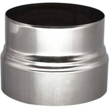 Riduttore di canna fumaria per stufa OKZ - da 120 mm a 110 mm - Acciaio inossidabile - Resistente al calore - Robusto e durevole