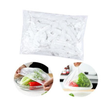Storage Bags - 100pcs - Reusable Elastic Sleeves - Transparent PE - Food Protection