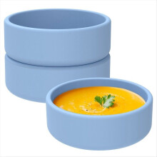3 Silikon-Eierformen für die Heißluftfritteuse, antihaftbeschichtet, zum Pochieren von Eiern, mikrowellengeeignet, blau