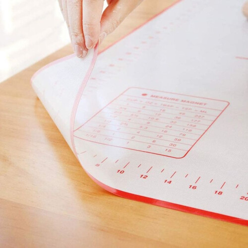 Backmatte – YNKKVRE – Extra dick – Antihaft-Silikon – 40,6 x 61 cm – Integrierte Messskala 1